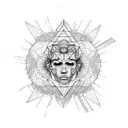 A representation of learning and the transformation of the soul tattoo design idea