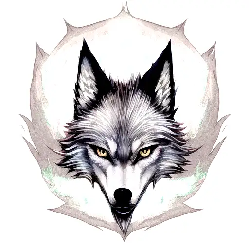 Anime wolf drawing, Wolf drawing, Anime wolf