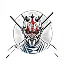 Darth maul tattoo design idea