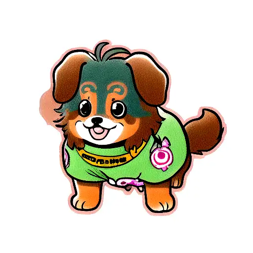 Dog dachshund tattoo design idea