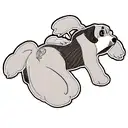 two dachshund tattoo design idea