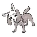 two dachshund tattoo design idea