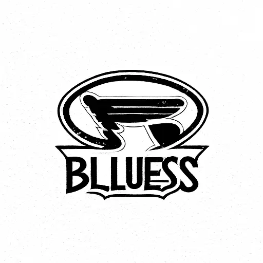 St Louis Blues hockey  tattoo design idea