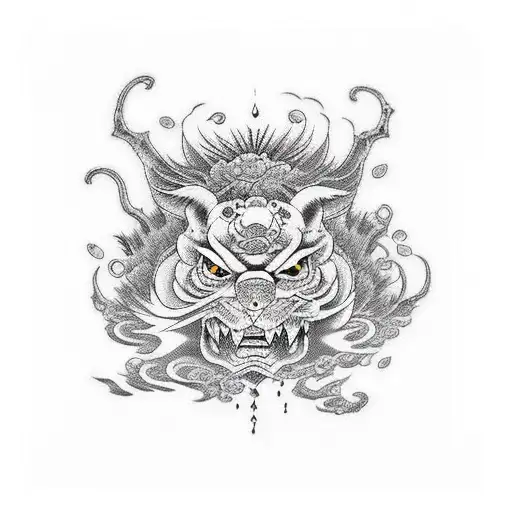 dark tattoo design idea