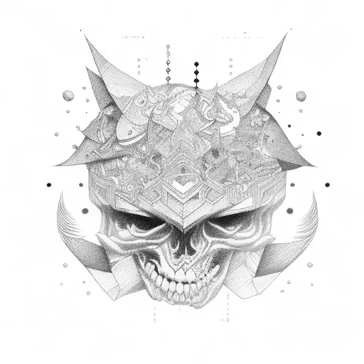 surrounded by sound tattoo design idea