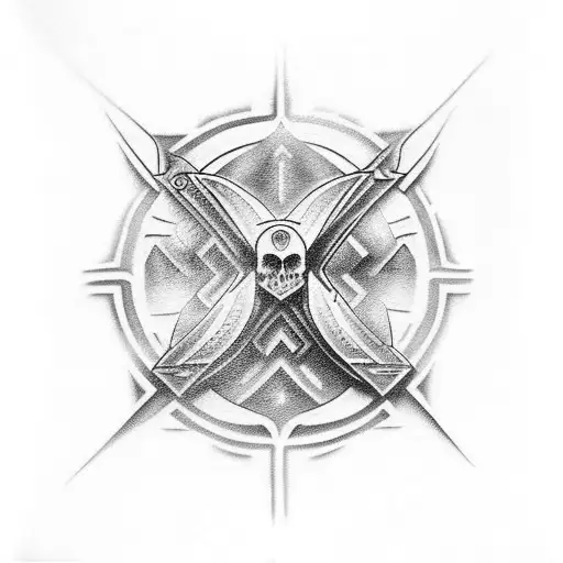 cursed mark of Caine tattoo design idea