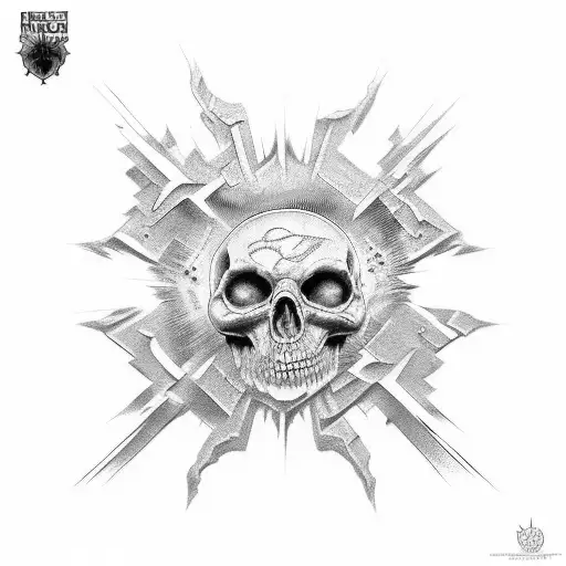cursed mark of Caine tattoo design idea