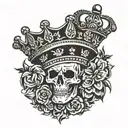 King Crown of Latin Kings gang tattoo tattoo design idea