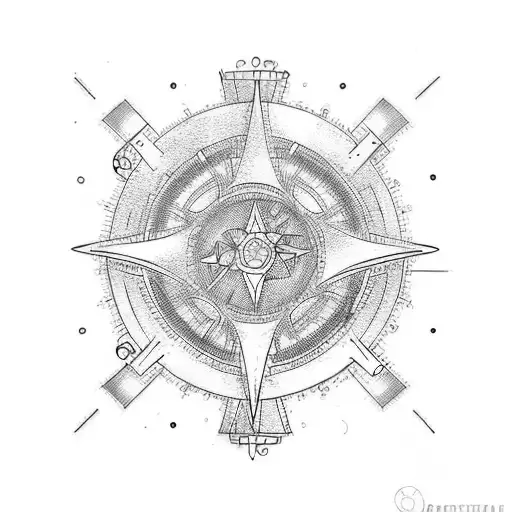 timepiece storm  tattoo design idea