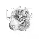 summer wine tattoo design idea