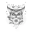 summer wine tattoo design idea