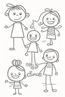 Script trio sibling tattoo tattoo design idea