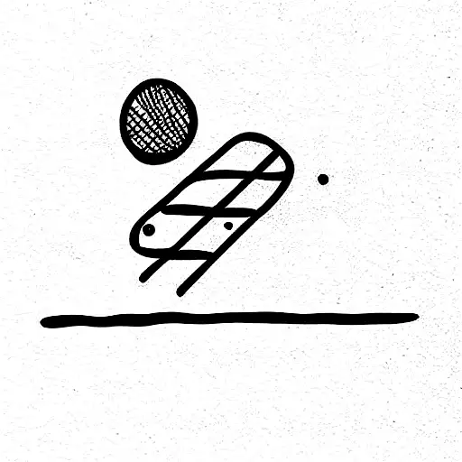 table tennis tattoo design idea