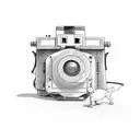 cinema camera  tattoo design idea