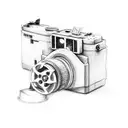 cinema camera  tattoo design idea