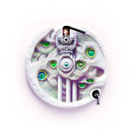 porta aberta como uma passagem par aum lugar de conhecimento tattoo design idea