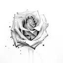 Lutheran rose tattoo design idea