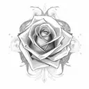Lutheran rose tattoo design idea