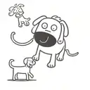 Dog Ghosts tattoo design idea