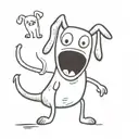 Dog Ghosts tattoo design idea