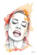 scream vocalist tattoo design idea