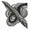 polynesian tattoo with snake skin for forearm tattoo tattoo design idea