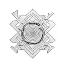 biblic quijote  tattoo design idea