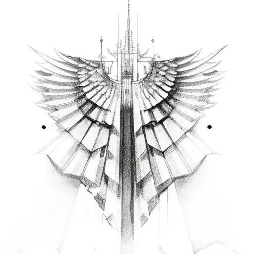 Winged Victory tattoo design idea