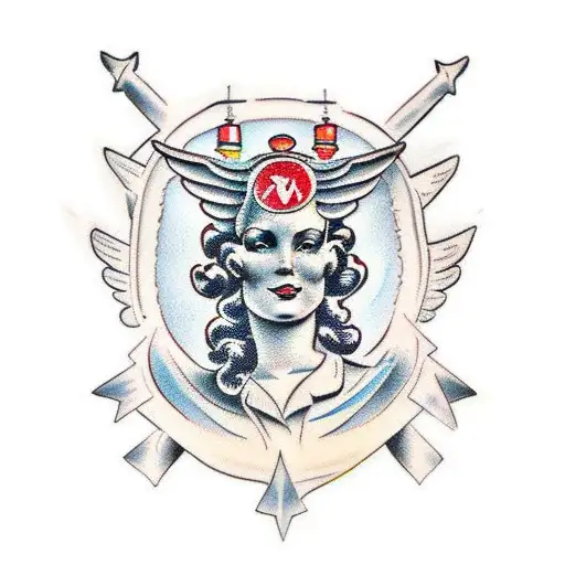 Winged Victory tattoo design idea