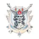 Winged Victory tattoo design idea