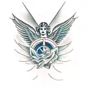 Winged Victory tattoo design idea