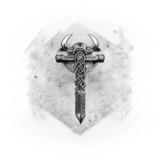  viking armband tattoo design idea