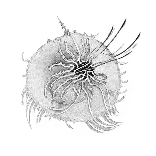 kaneki ken's centipede with red spider lily details tattoo design idea