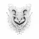 chiropractic  tattoo design idea