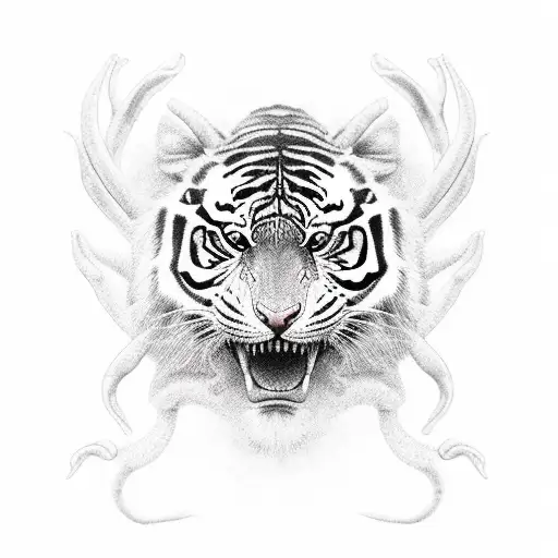 tigre, arbre de vie, triskel, scorpion tattoo design idea