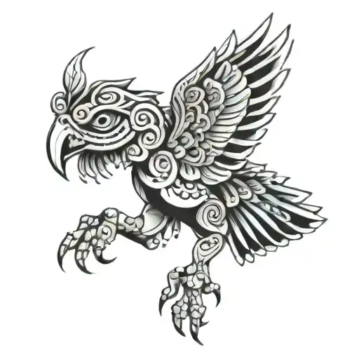 azteca tattoo design idea