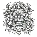 azteca tattoo design idea