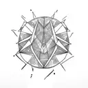 chain on bicep tattoo design idea