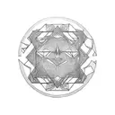 chain on bicep tattoo design idea