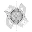 chain on bicep tattoo design idea