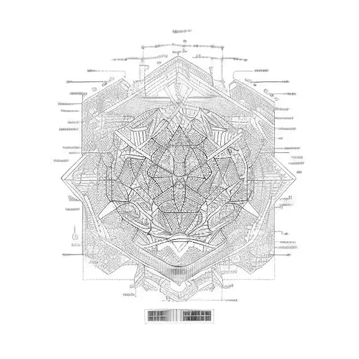 Amphetamin structural formula tattoo design idea