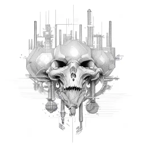 Amphetamin structural formula tattoo design idea