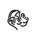 Three wise monkeys on a horizontal line tattoo design idea