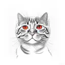 schrodinger's cat  tattoo design idea