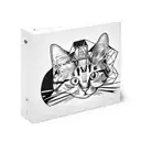 schrodinger's cat in a box tattoo design idea