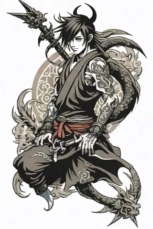 final fantasy themed tattoo tattoo design idea