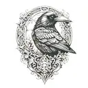 Reeper Raven tattoo design idea