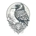 Reeper Raven tattoo design idea