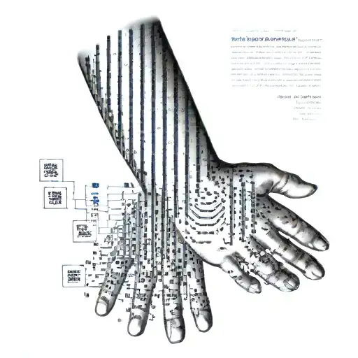 A binary code sleeve tattoo with hidden messages related to programming and geek culture tattoo design idea