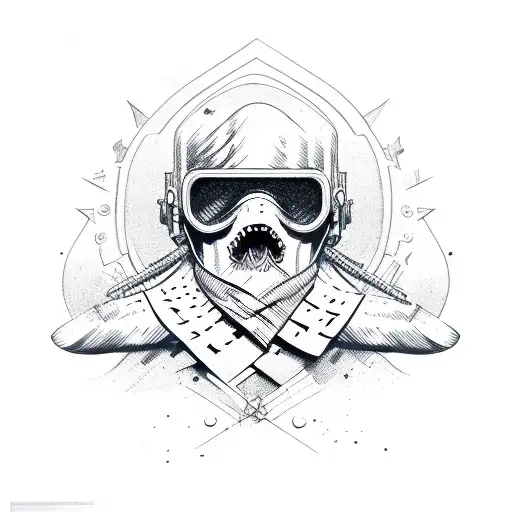 patriotic revolutionary soldier tattoo design idea